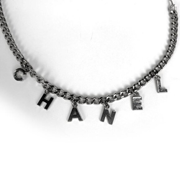 Chanel CC Logo Chain Belt Mark 05 Silver Plated main image 4
